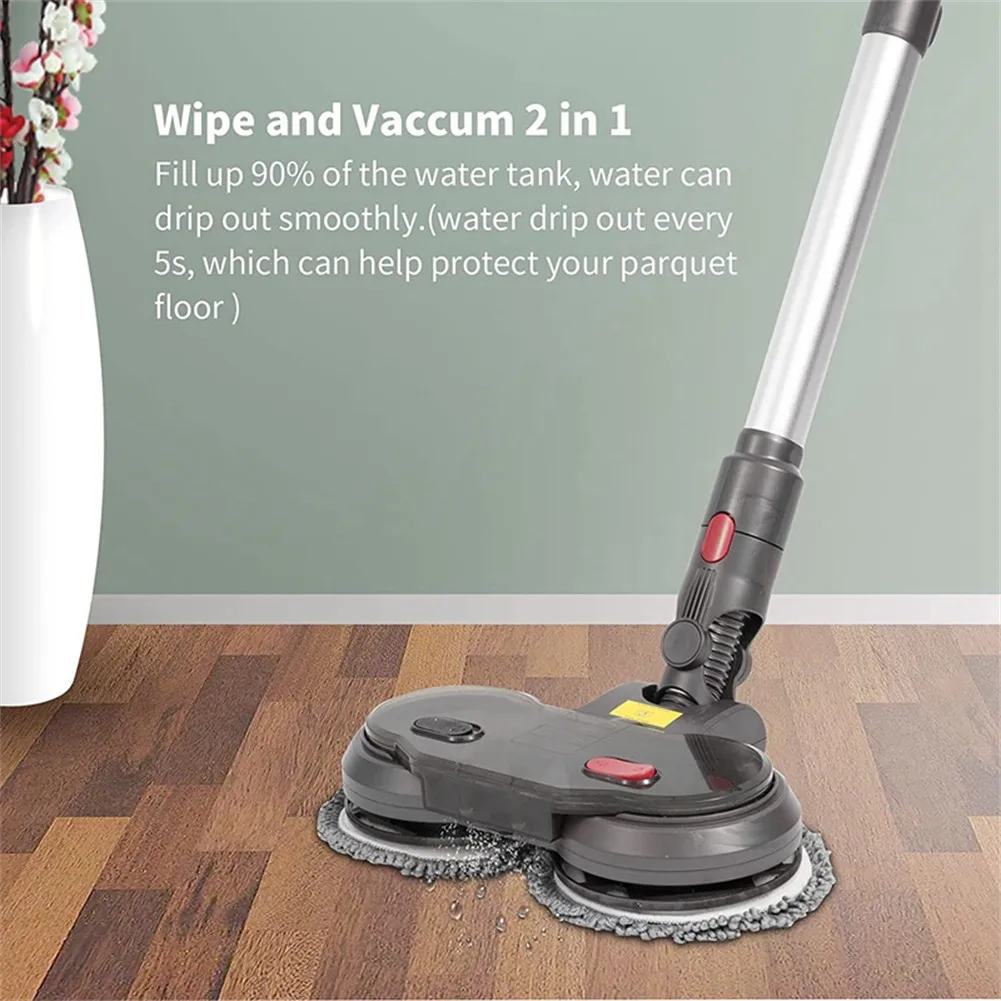 

Electric Wet Dry Mopping Head For Dyson V7 V8 V10 V11 V15 Vacuum Cleaner Brush Head With Water Tank Mop Pads