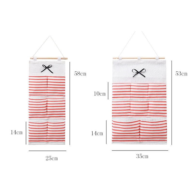 Новый горячий настенный шкаф висячая сумка для хранения льняная ткань дверной