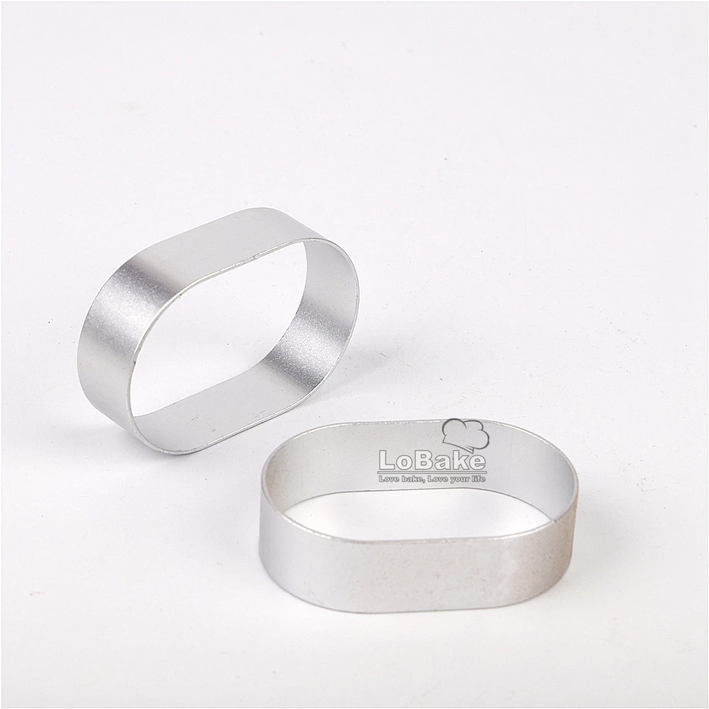 (10 шт./лот) Высококачественная Геометрическая овальная алюминиевая форма в форме