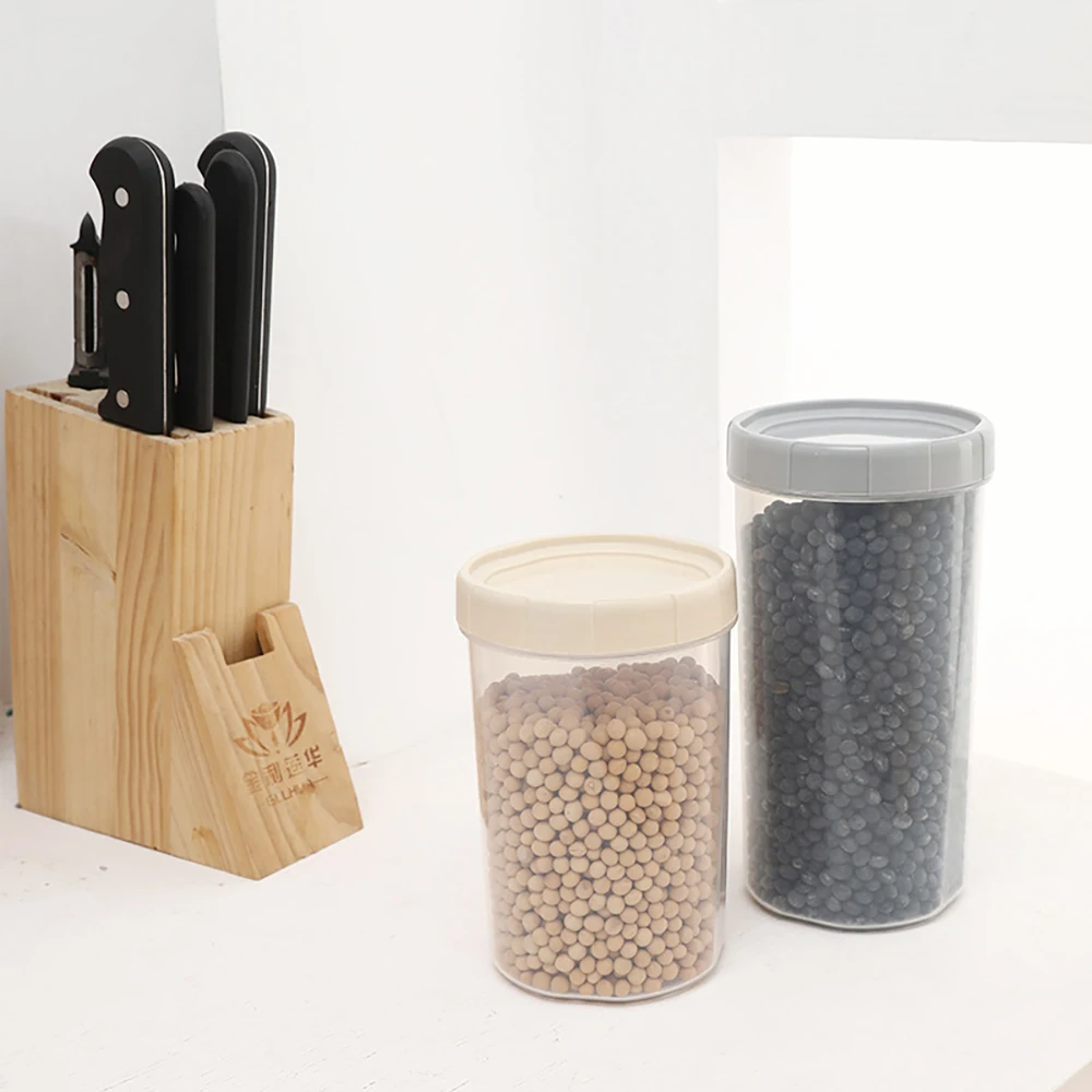 

Food Storage Container Kitchen Refrigerator Coffee Beans Grain Cereal Organizer Bottles Jars Pantry for Sugar Rice Nut Snack