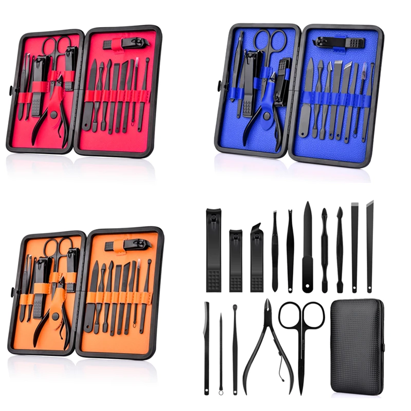 Набор инструментов для маникюра и педикюра из нержавеющей стали 15 шт. | Красота