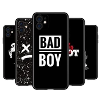 silicone cover bad boy why not for apple iphone 13 12 mini 11 pro xs max xr x 8 7 plus 6s 6 5s se phone case