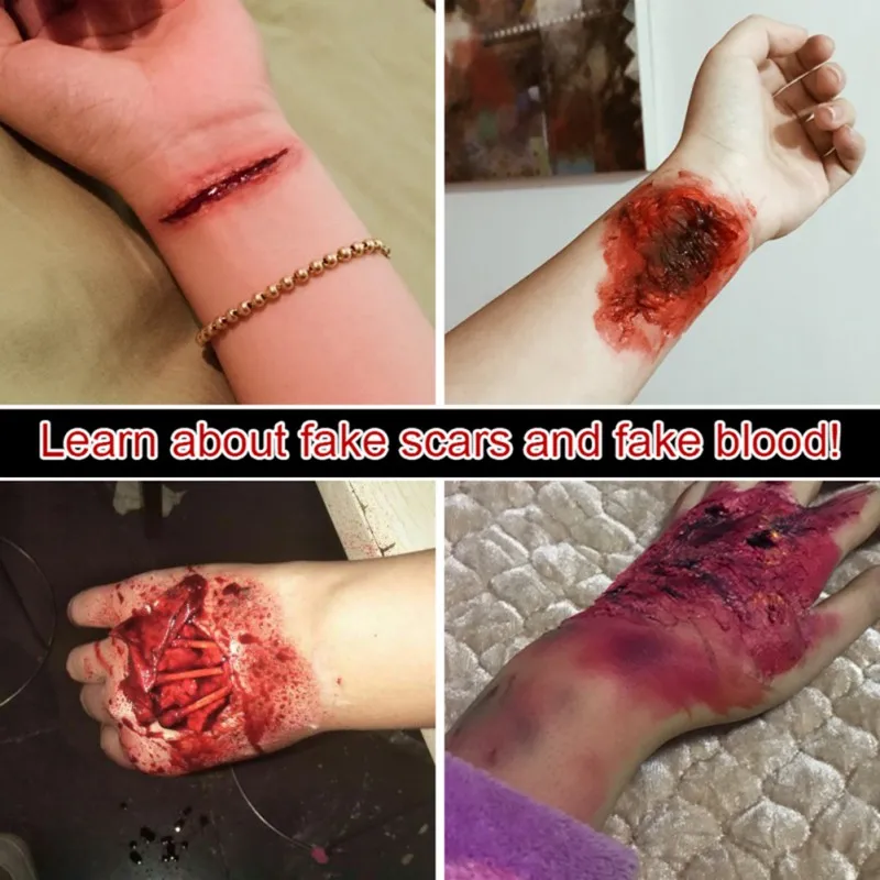 Уход за кожей лица Краски ing искусственный воск для шрамов Макияж Хэллоуина