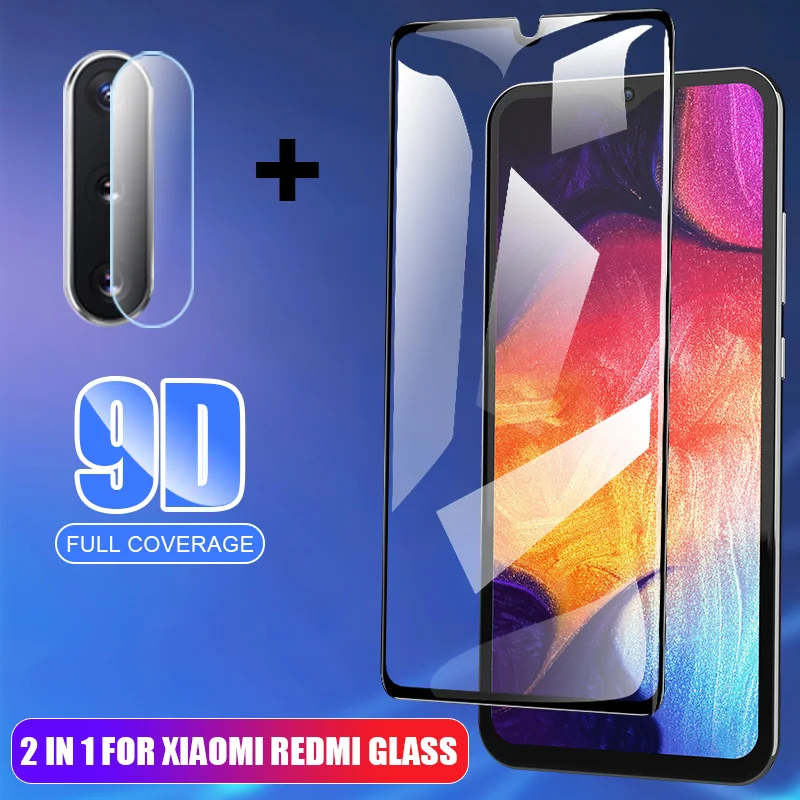 Защитная пленка на экран для Xiaomi CC9 Pro A3 Lite Redmi Note 7 8 8T 8A закаленное стекло 9D полное