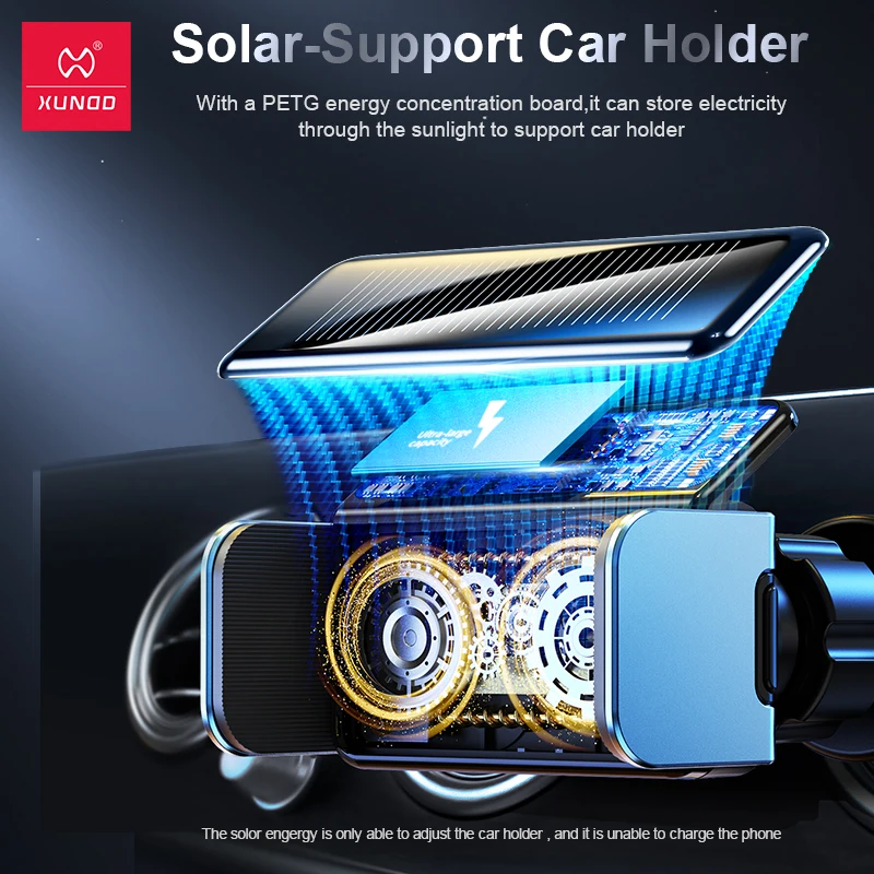 xundd car phone holder for benz glc c class c200 c260 a class a200 gla cla gle gls e class special solar charging phone stand free global shipping