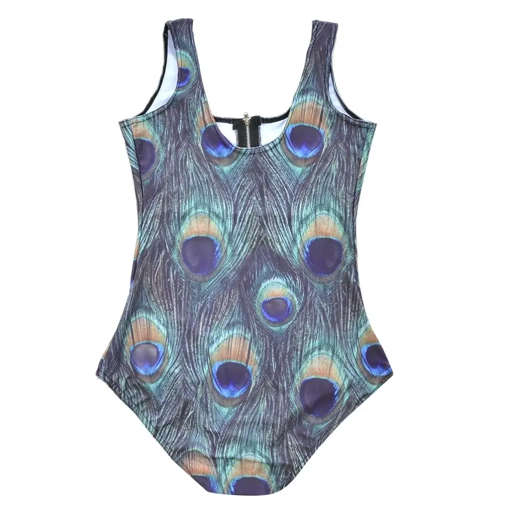 Женский пляжный костюм желтый облегающий с принтом Фараона размеры от S до 3XL |