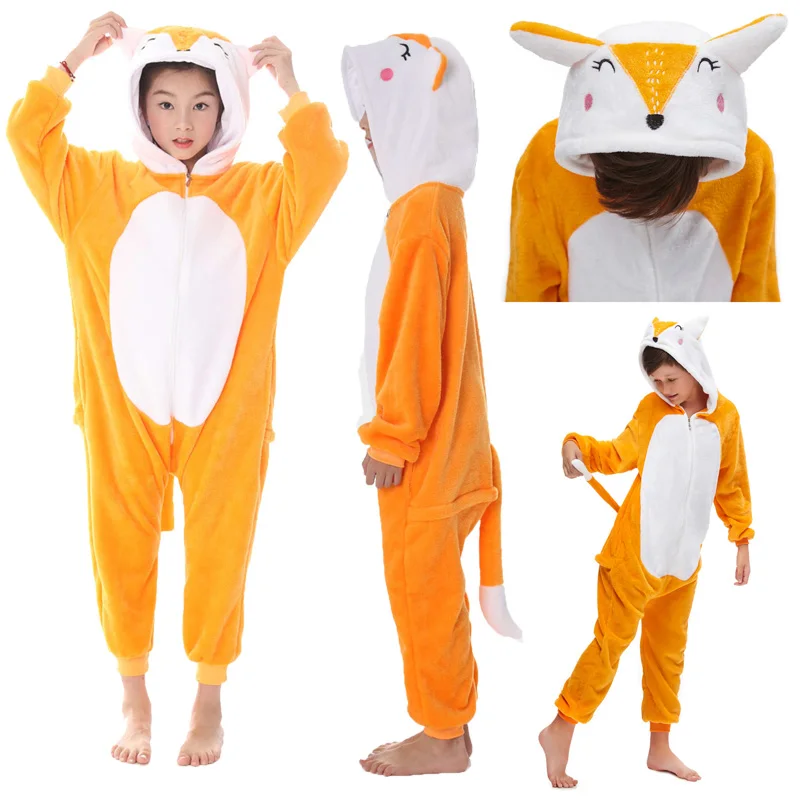 Комбинезон кигуруми для мальчиков и девочек 0 24 месяцев хлопок 4