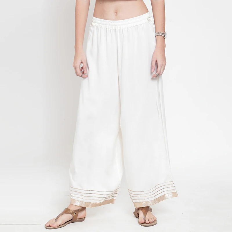 Национальная одежда индийская национальная платье из хлопка белые брюки|Одежда