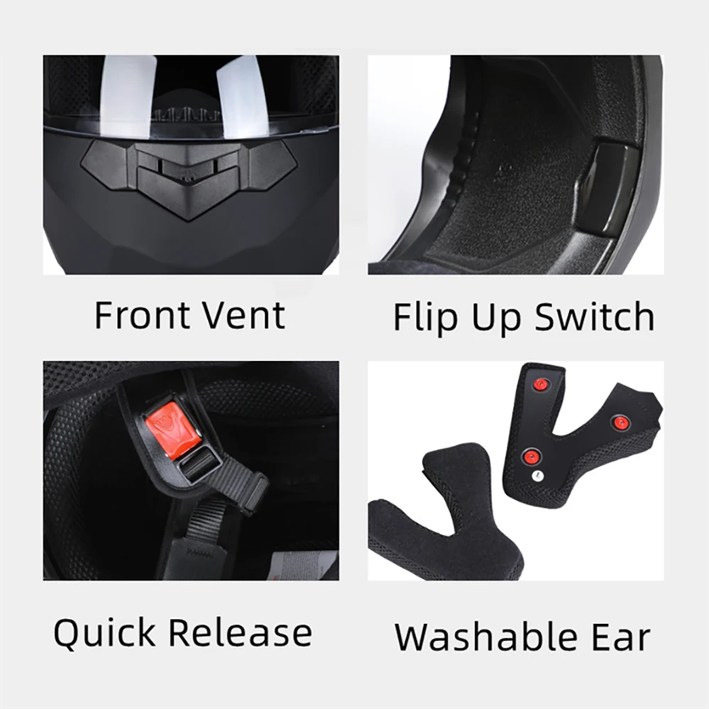 Мотоциклетный модульный откидной шлем BLD унисекс гоночные шлемы на все лицо для