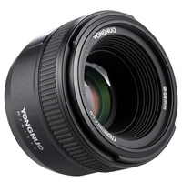 yongnuo yn 50mm f1 8 large aperture auto focus lens for nikon dslr camera blurred background live view portrait fixed focus lens