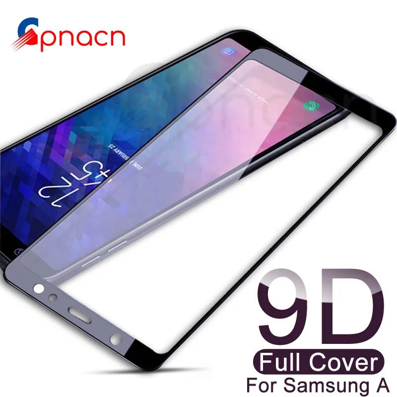 9D закаленное стекло для samsung Galaxy A3 A5 A7 A5 A7 A9 A6 A8 Plus Защитная пленка для экрана