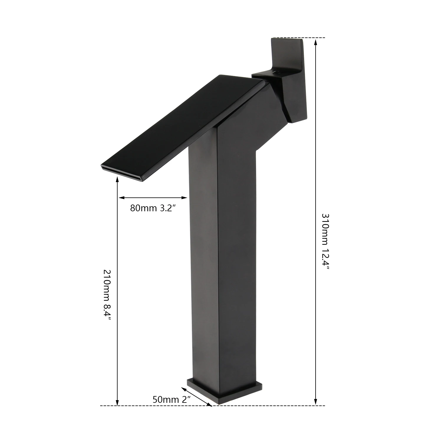 KEMAIDI черный шар смеситель для раковины водопад кран ванной комнаты Твердый