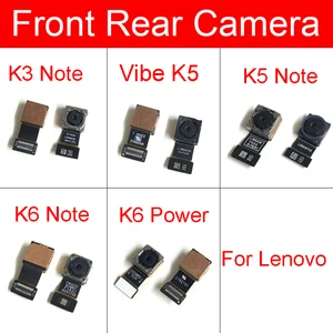 Передняя маленькая и задняя камера гибкий кабель для Lenovo K5 K6 K3 Note A700 K50-T5 K5 Plus K6 Power K52t38 K53a48 K33a42 k33a48 запчасти