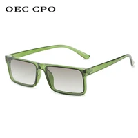 oec cpo rectangle small sunglasses square women men brand designer fashion shades uv400 ladies glasses retro oculos o1222