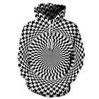 Поп панк в стиле хип-хоп головокружение искусств 3D Толстовка для женщинмужские пуловеры толстовки Верхняя одежда свободные топы психоделические вихревой одежда