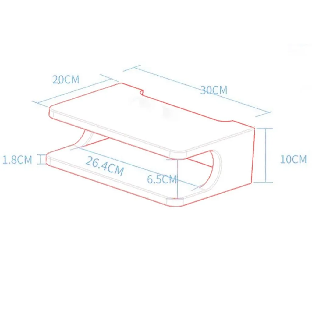 Floating Shelf For TV Components Metal Wall Mounted Media Console 2 Tier Cable Boxes/Routers/Remotes/DVD Players/Game Consol | Электроника