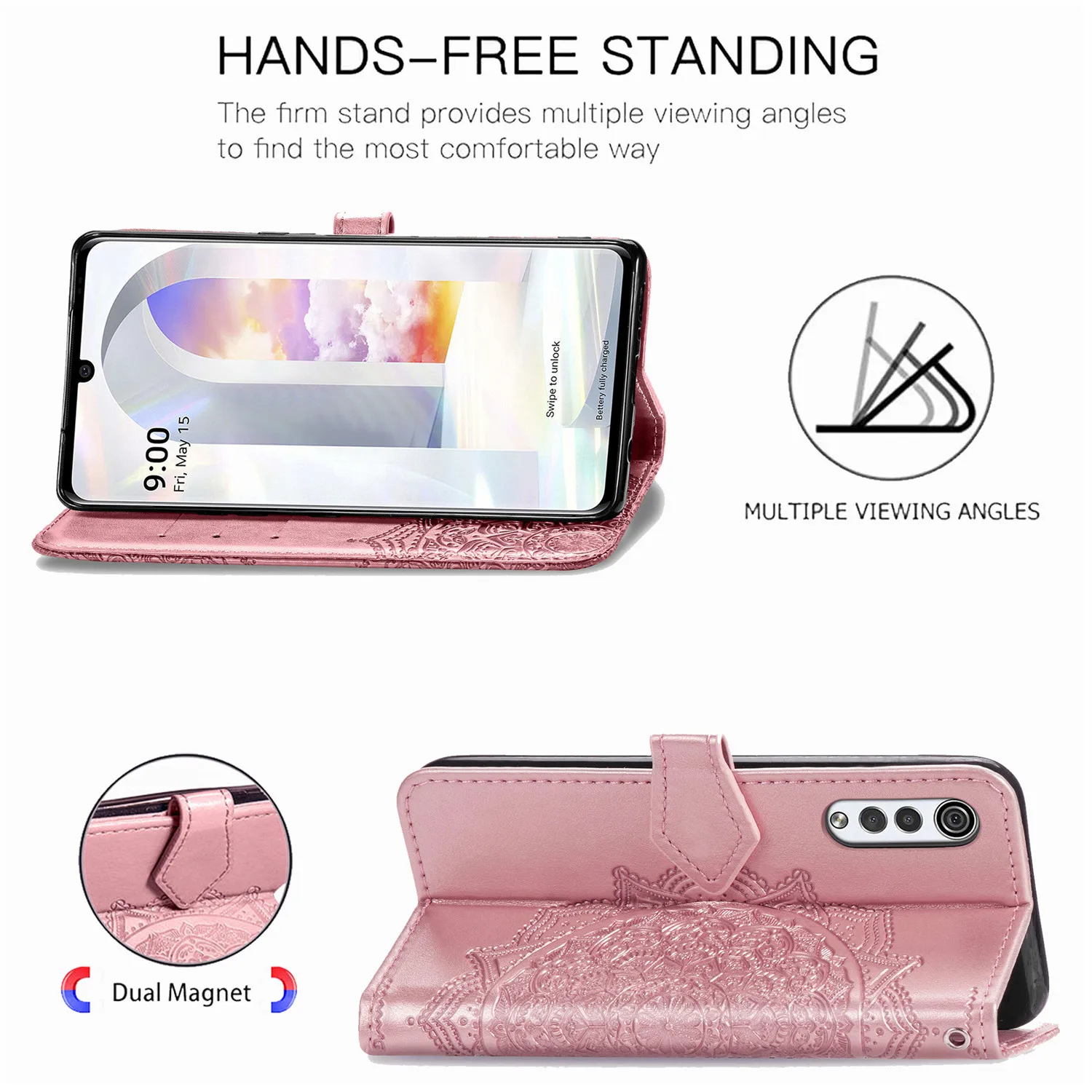 Кожаный чехол-бумажник для iPhone 12 Mini 11 Pro Max X XS XR 6 6S 7 8 Plus откидной Чехол с