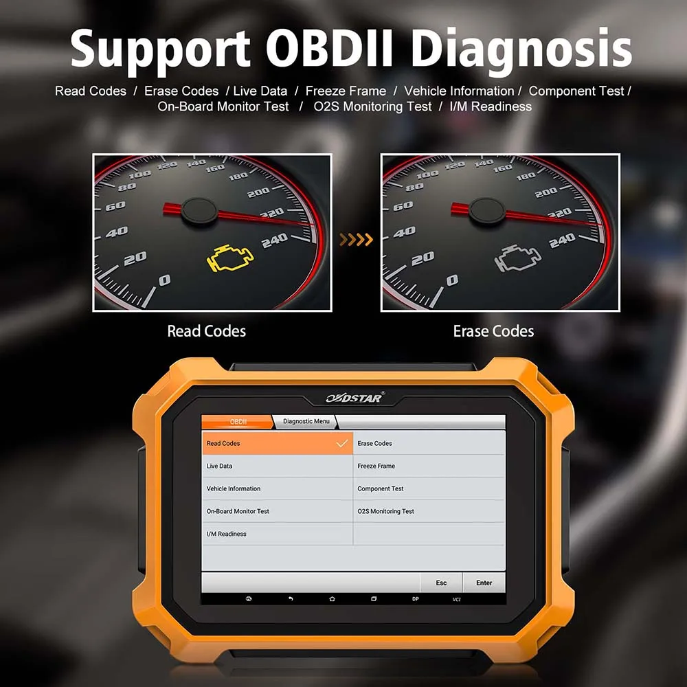 OBDSTAR X300 DP Plus PAD2 посылка пакет версия получите бесплатный конвертер Renault и адаптер