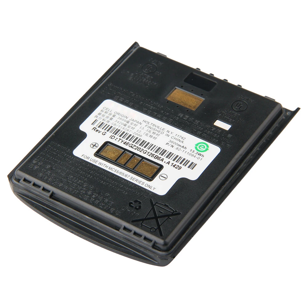 Оригинальная сменная батарея большой емкости 3600 мАч для Motorola ZEBRA MC55 MC5590 MC55A0 MC65 MC67