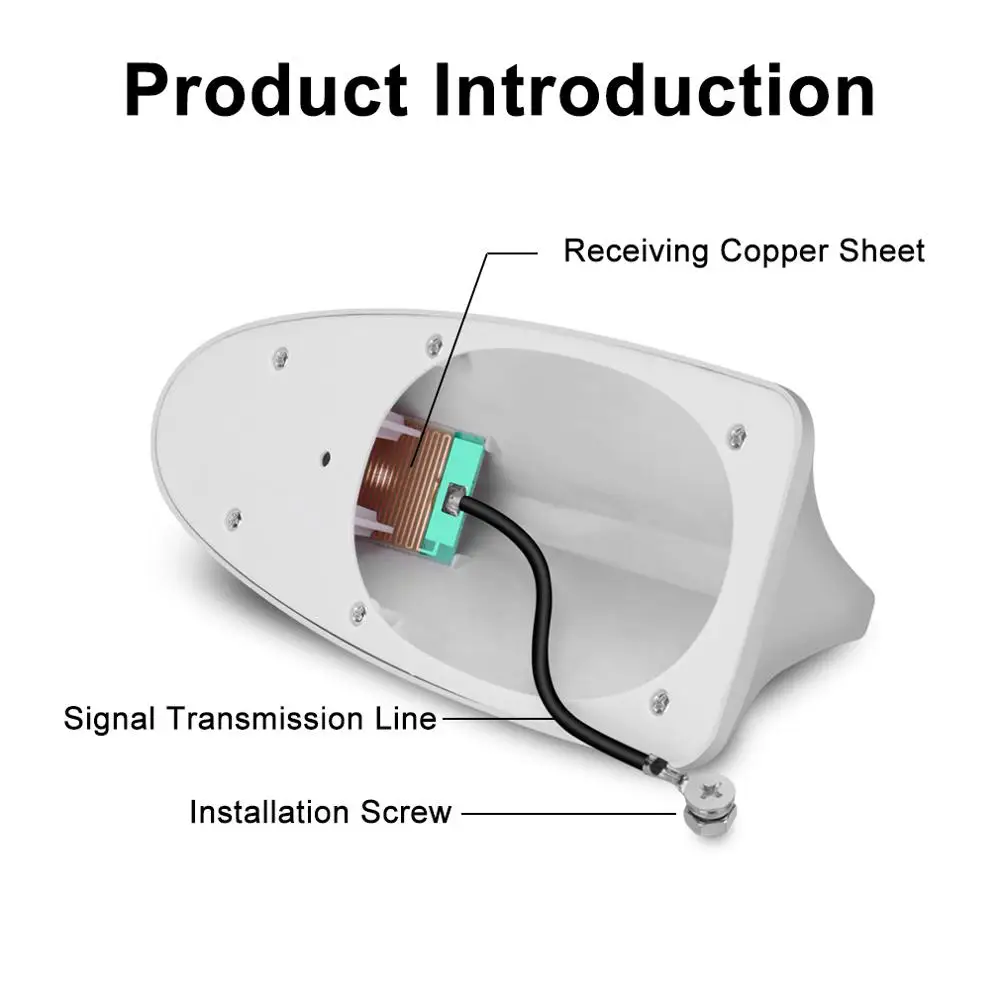 Универсальная автомобильная крыша с плавником акулы декоративная крышка для