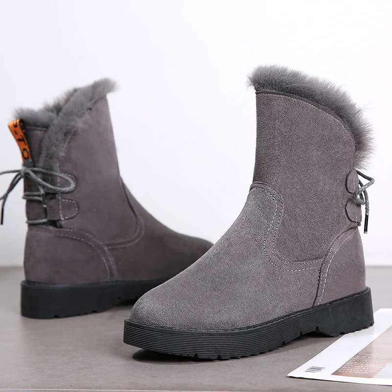 Женские зимние сапоги два способа ношения пара обуви дизайнерские нескользящая