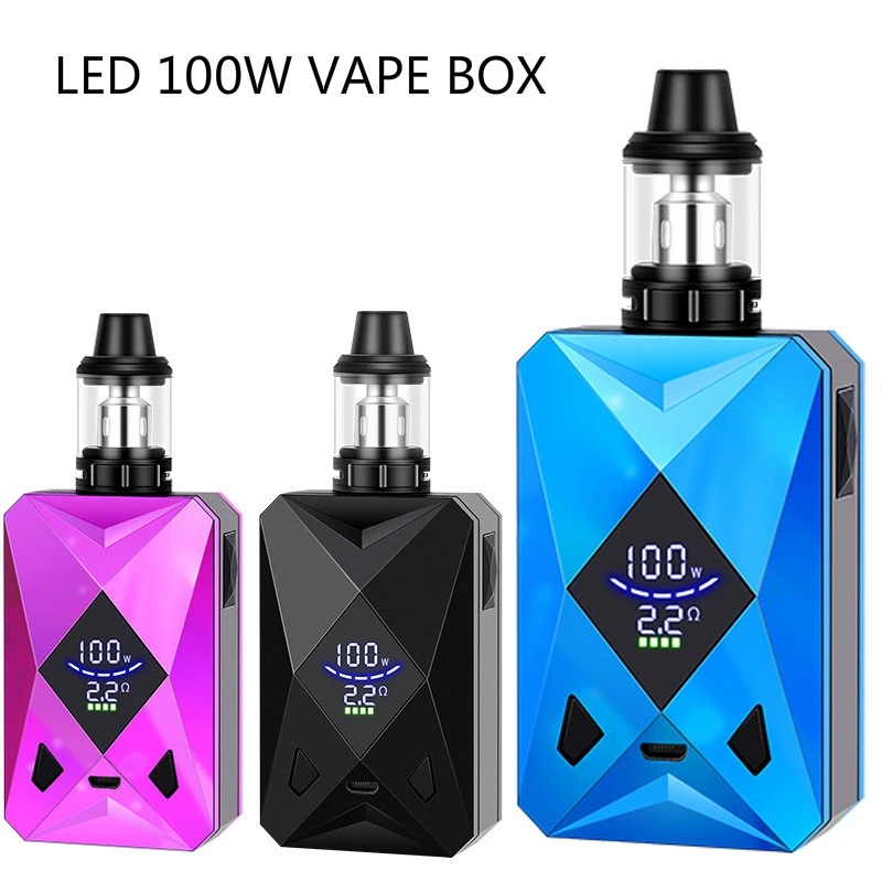 Новое поступление jooyou 100 Вт Vape комплект мощность 2200 мАч батарейный блок мод без