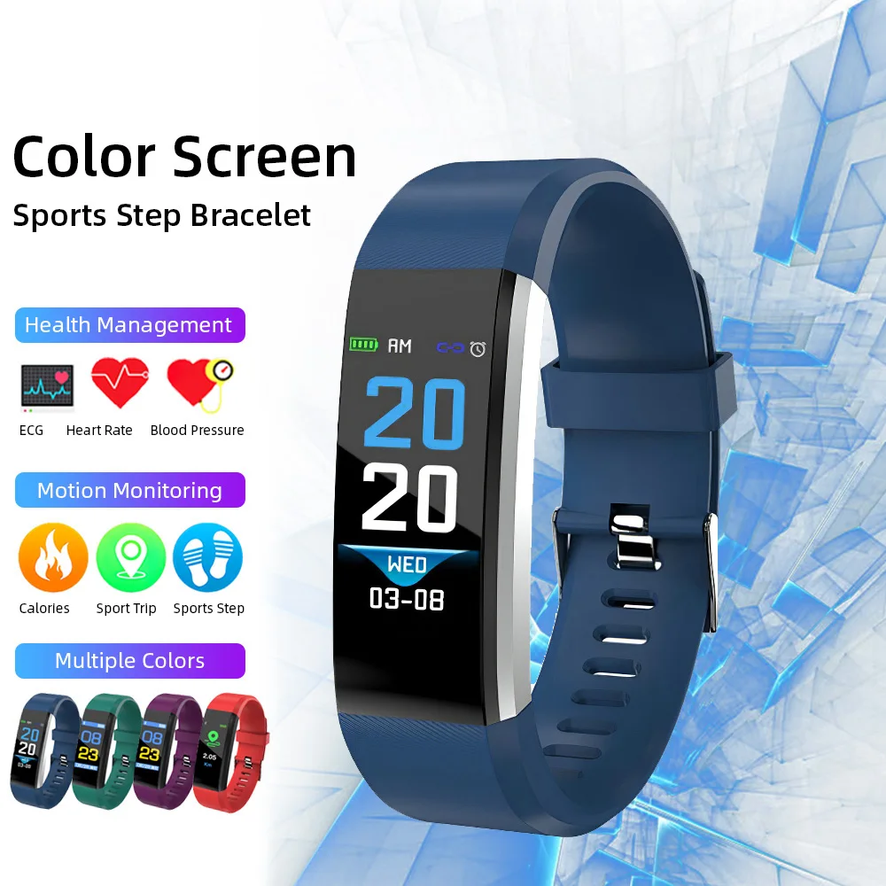 Умный смарт браслет часы для мужчин и женщин 2020 спортивный счетчик шагов пульс