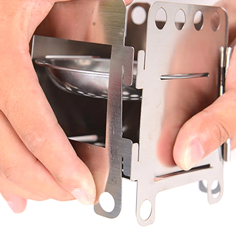 Портативная портативная уличная горелка для пикника барбекю титановая плита