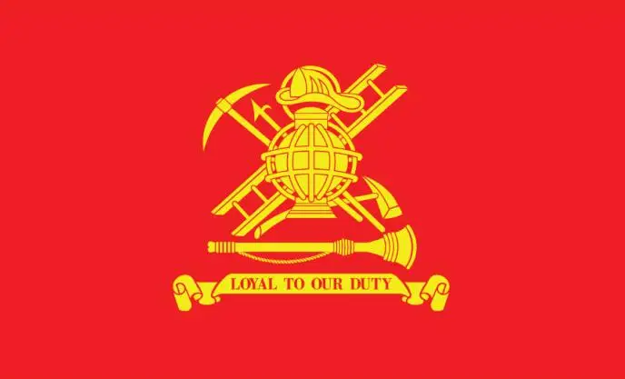 Пожарная служба лояльный флаг 90x150 см Индивидуальная цифровая печать с 100D