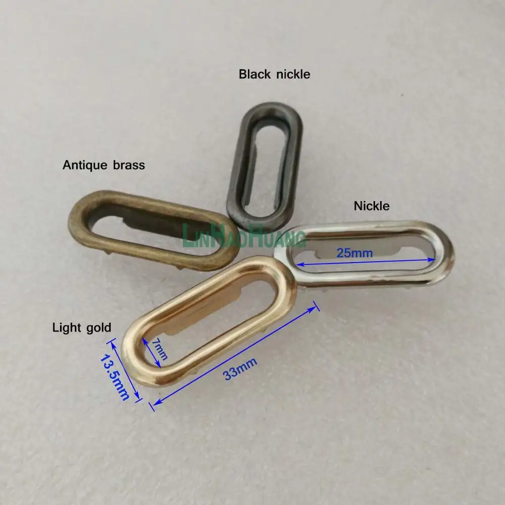 200 шт./лот 1 дюйм 25 мм никель/черный никель/бронза/золото кошелек втулки с шайбами