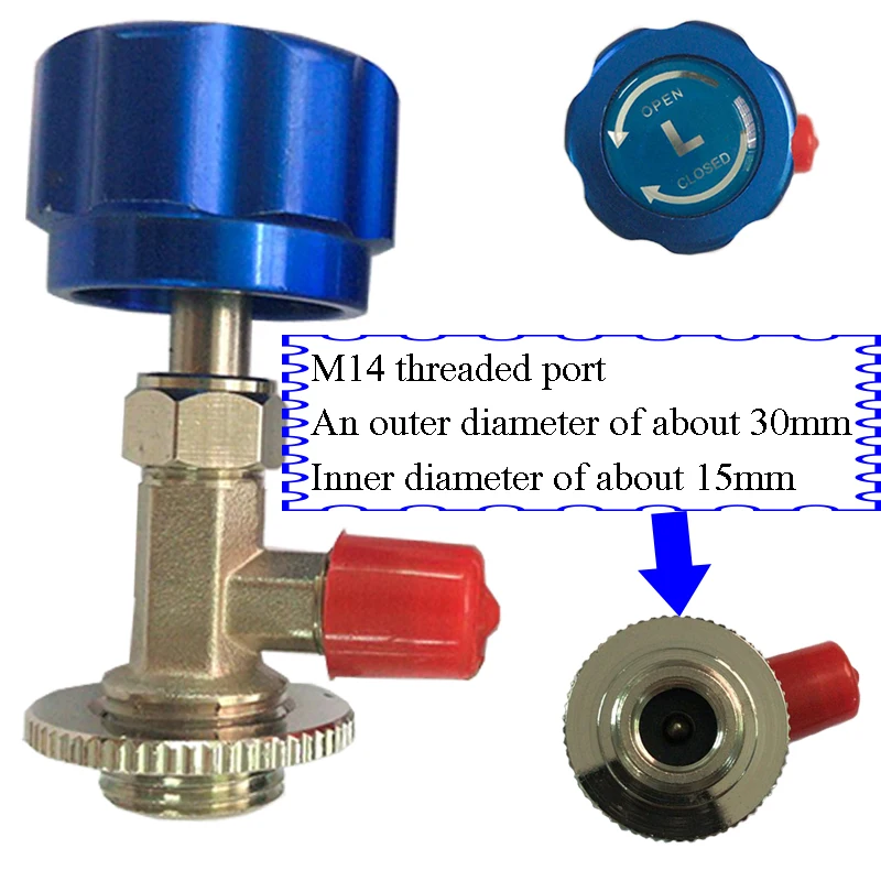 Для автомобильного кондиционера система R12 R22 R600a Высокое качество 1/4 ''SAE M12