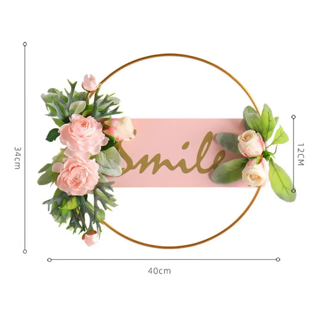 

Garland Decor Gorgeous Artificial Flower Iron Fake Hanging Garland Plants Decor for Home Decor Accessories