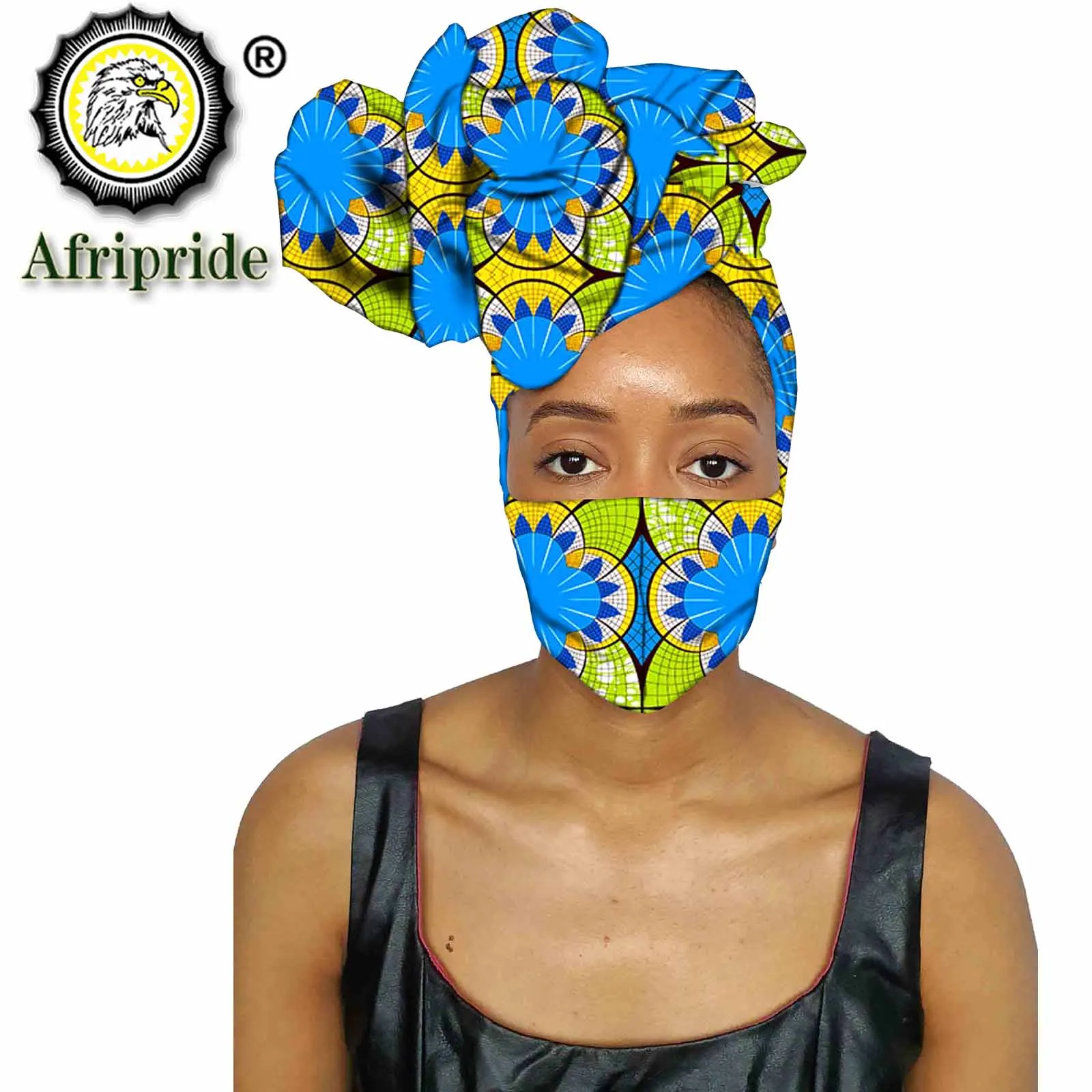 Бандана и маска для головы Анкары в африканском стиле ручная работа хлопковая