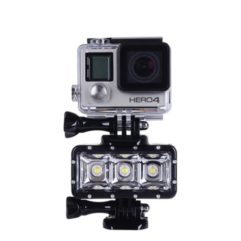 Для Gopro Hero8 7 6 5 SJCAM SJ5000 Xiaomi yi Mijia eken H9 экшн/зеркальная камера Подводная световая лампа для съемки вспышка светильник для дайвинга