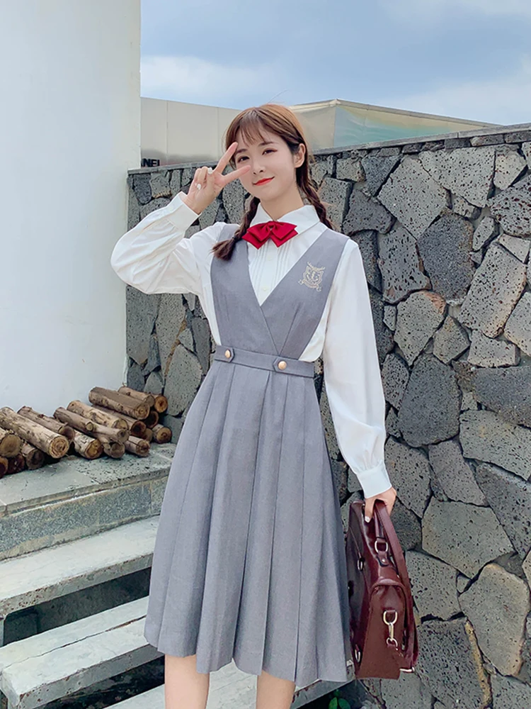 2022 Классическая школьная форма jk в японском стиле для милой девушки костюм жилет