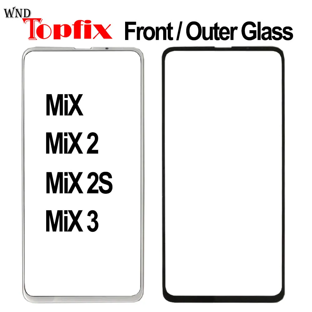 Внешнее стекло для Xiaomi Mi Mix 2 переднее внешнее экран панель Стекло 2s G8 Play Glass 3