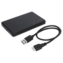 USB 3.0 Hard Drive Case Mobile Enclosure 2.5 inch Serial Port SATA HDD SSD Adapter External Box Support 3TB for Laptop Notebook