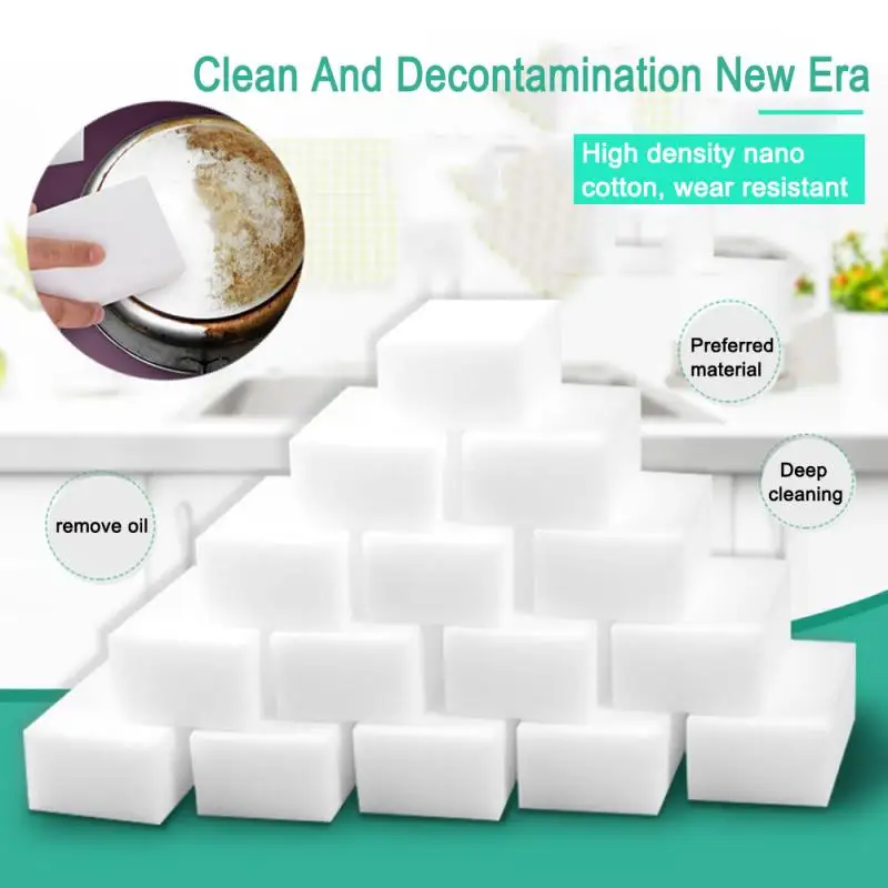 

1/5/10pcs Cleaning Sponge Eraser Washing Sponge Office Window Home Cleaner Cleaning Sponge For Dish Bathroom Kitchen Accessories