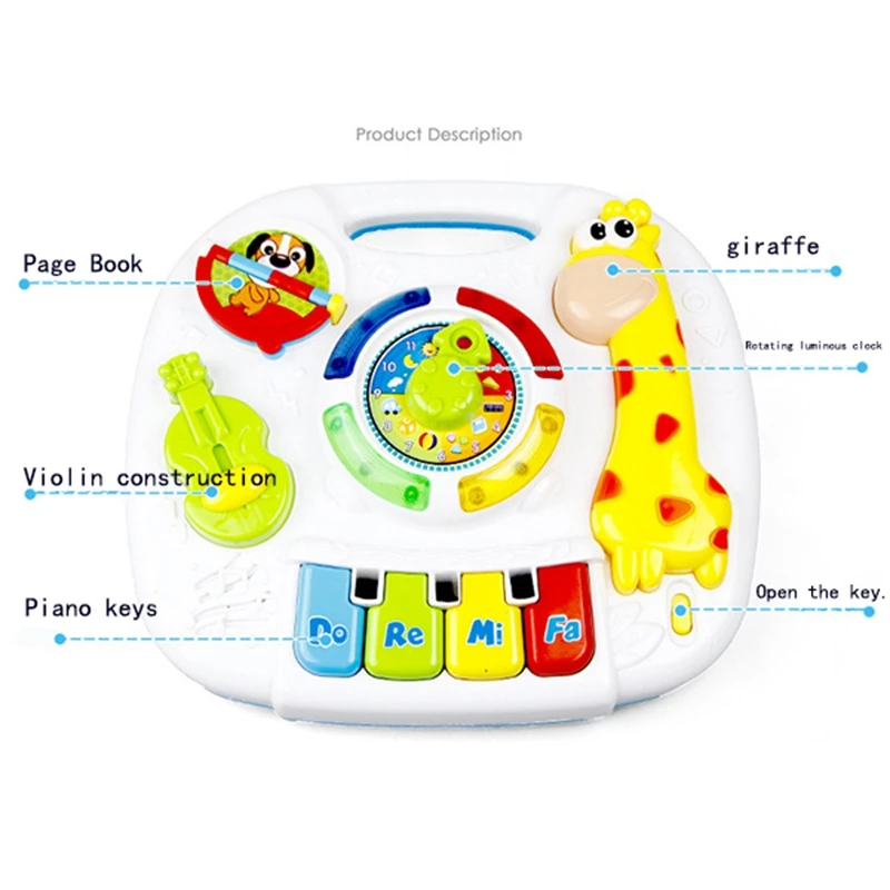 Детская игрушка музыкальный учебный стол для раннего образования центр игровой |