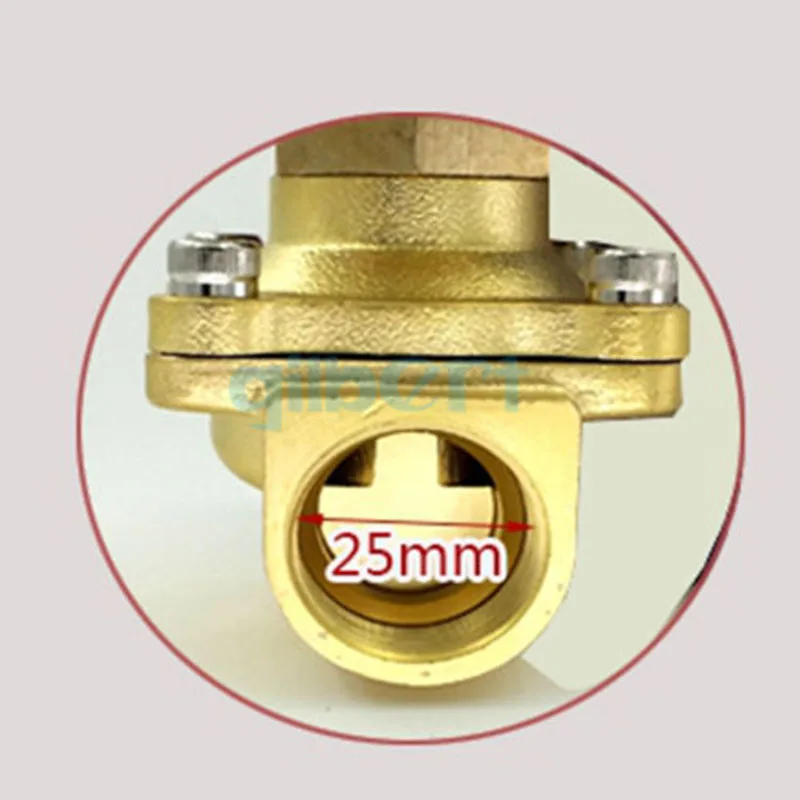 DC12/24 V AC110/220 3/4 &quotBSPP 18W нормально открытый поток пор 20 мм латунный газ масло Вода