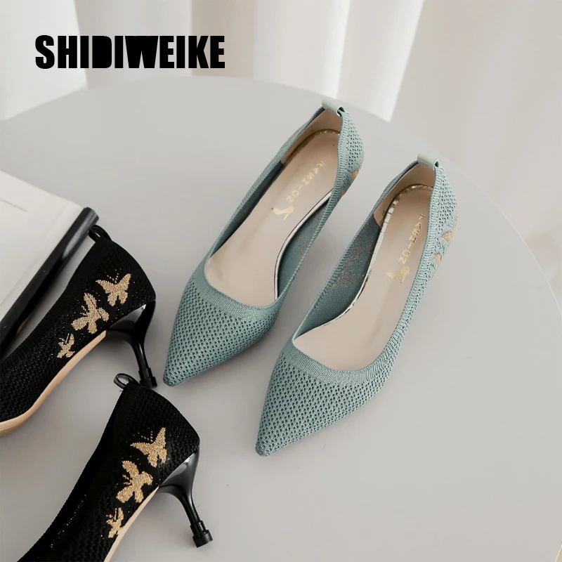 Женские туфли на высоком каблуке коллекция 2020 года сезон весна осень Новая