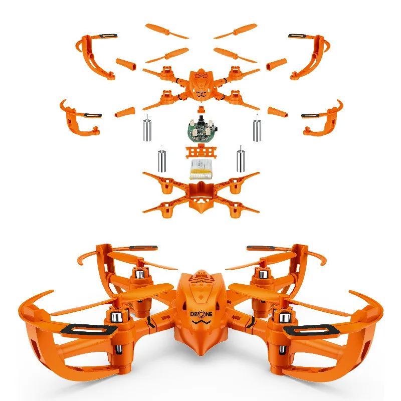 Беспилотный летательный аппарат Квадрокоптер DIY сборка самолёт с дистанционным