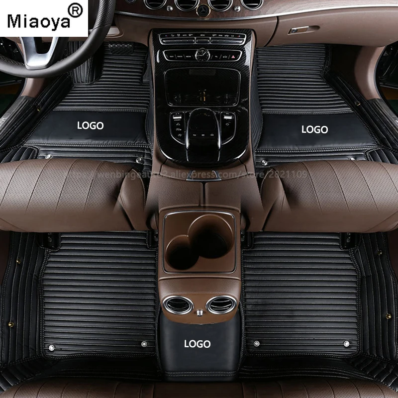 

Miaoya mat Logo car floor mats for BMW e30 e34 e36 e39 e46 e60 e90 f10 f30 x1 x3 x4 x5 x6 1/2/3/4/5/6/7 car accessorie styling