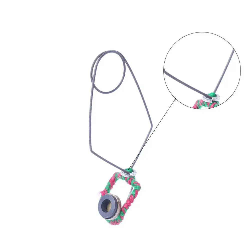 

Flute Button Clip Metal Spring Clip Silver Groove Button for Flute Pad Indentation Machine Woodwind Instrument Parts Repair Tool