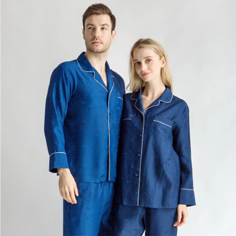 100 шелковые пижамные комплекты золотистые полностью женские ночные рубашки