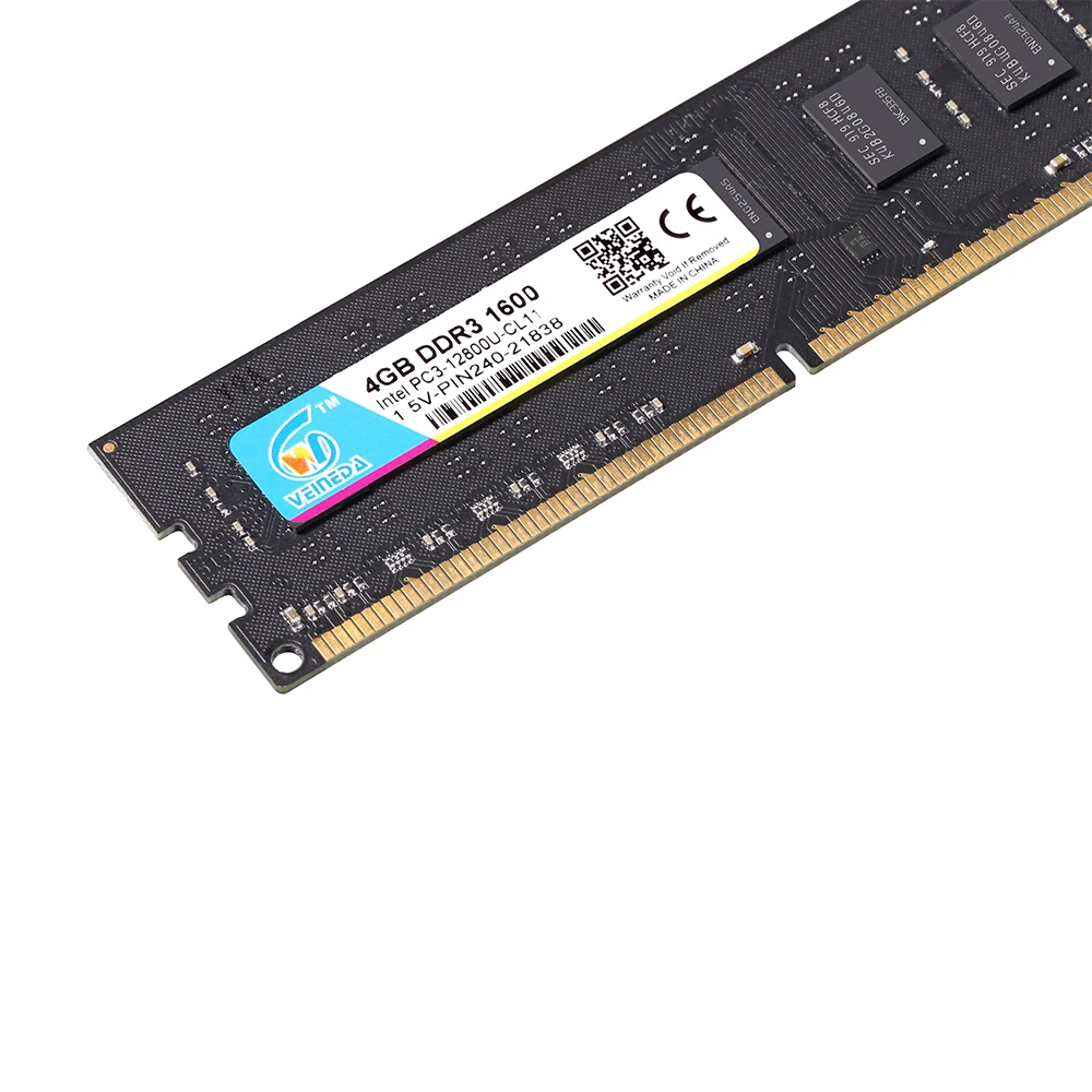Оперативная память ddr3 16 Гб 2x8гб dimm 1600 МГц для всех настольных компьютеров Intel AMD
