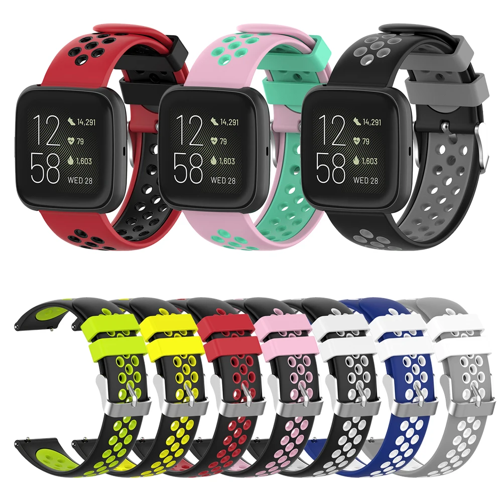 

Watch Strap For fitbit versa 2 Watchband Wrist Band for fitbit versa lite Versa2 Smartwatch silicone Bracelet Wristband