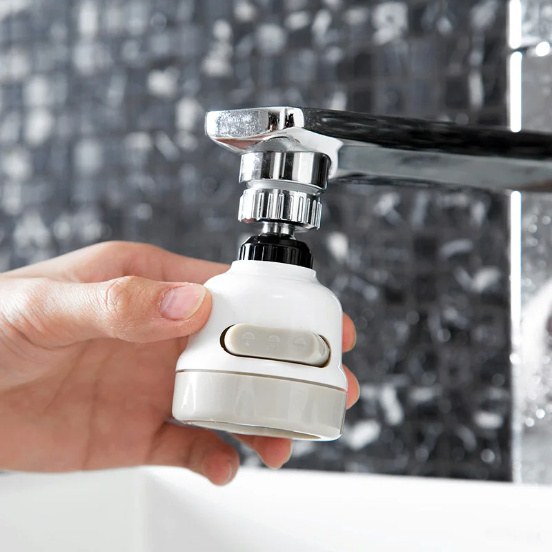 

Super Water Saving 360° Rotate Kitchen Tap Splash Filter Nozzle 3 Modes Adjustment CLH@8