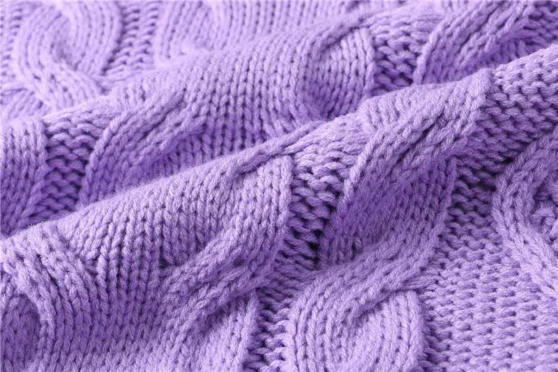 

NiceMix Korean Harajuku Turtleneck Sweaters Women Sweet Loose Twist Thick Lazy Wind Knitted Pullovers Female Autumn Winter Warm