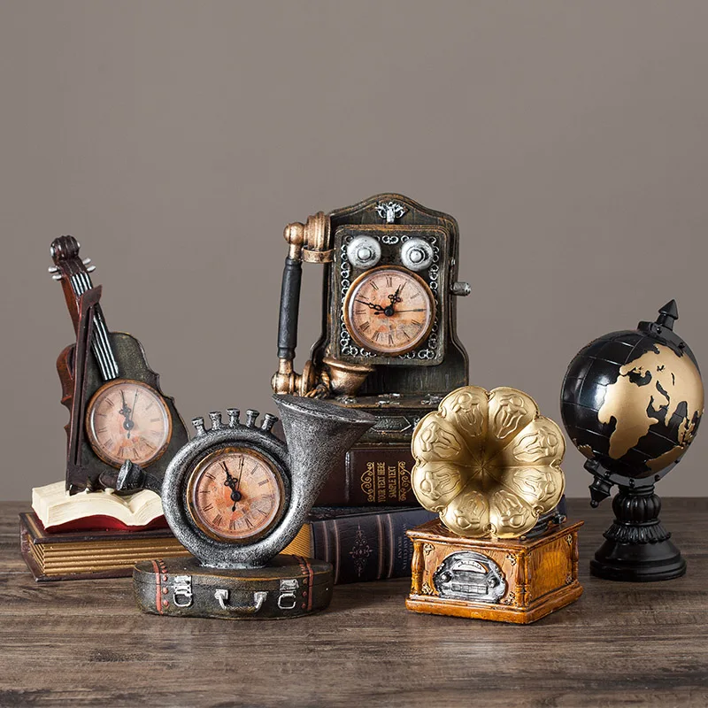 Маленькие американские украшения в стиле ретро граммофон креативный домашний